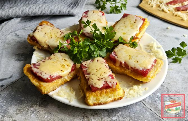 Гренки с сыром