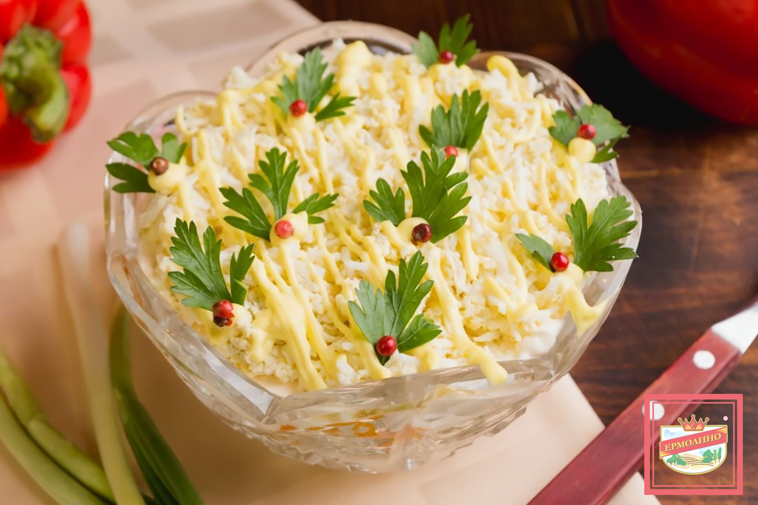 Сметанная заправка для салатов (вместо майонеза)