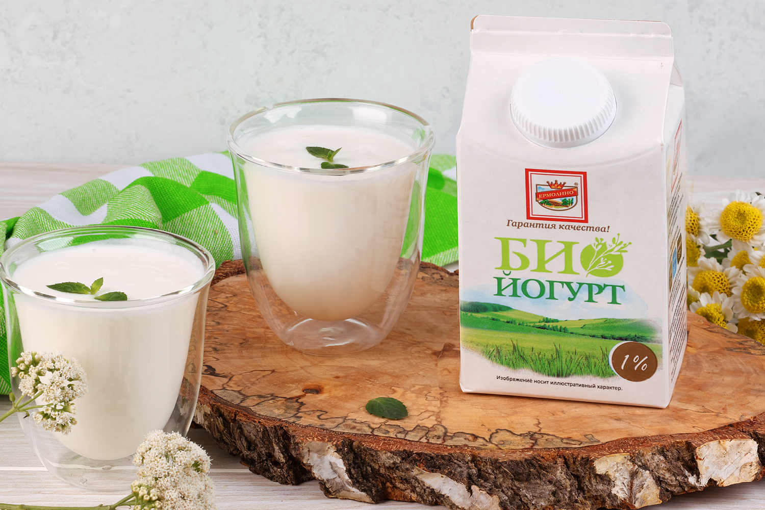 Продукт кисломолочный «Биойогурт» ТМ «ЕРМОЛИНО»