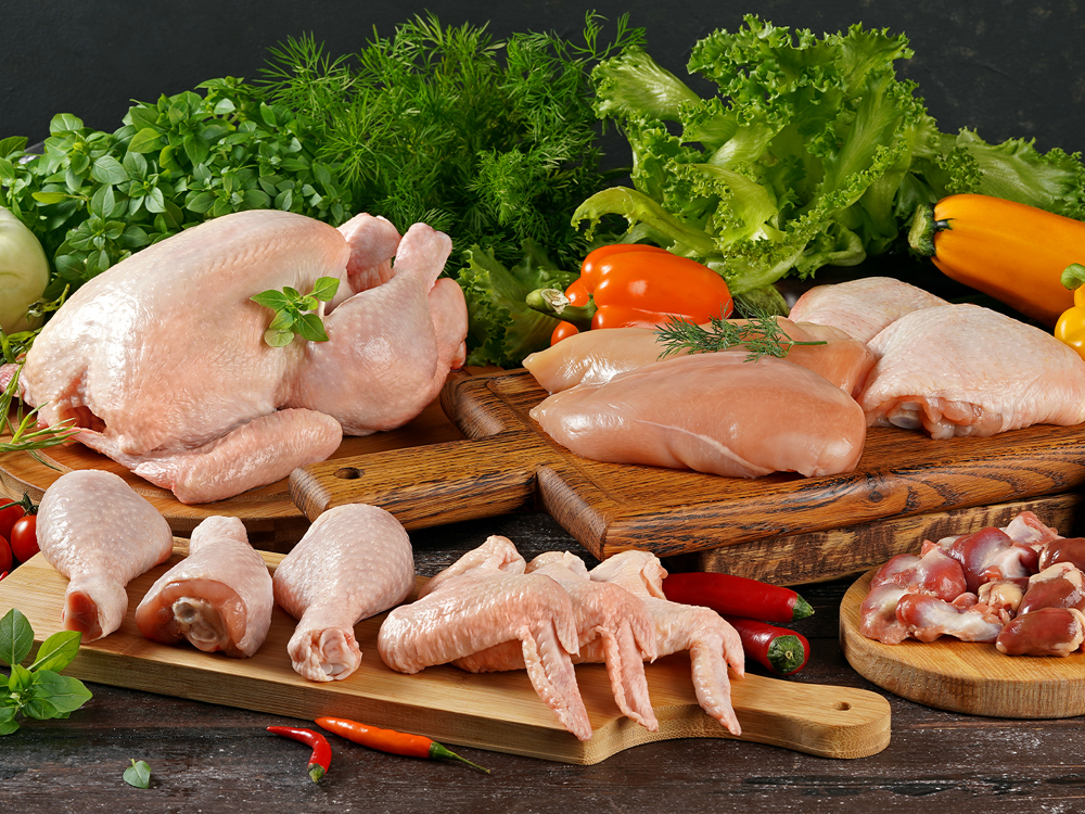 Мясо кур и субпродукты ТМ «ЕРМОЛИНО»