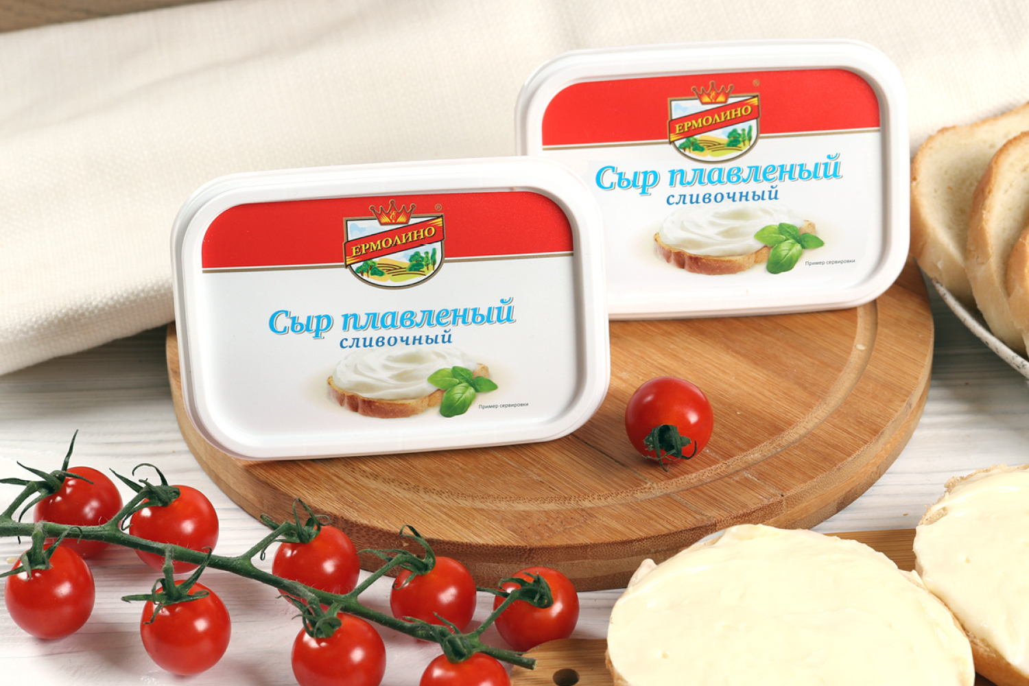 Плавленый сыр ТМ «ЕРМОЛИНО»