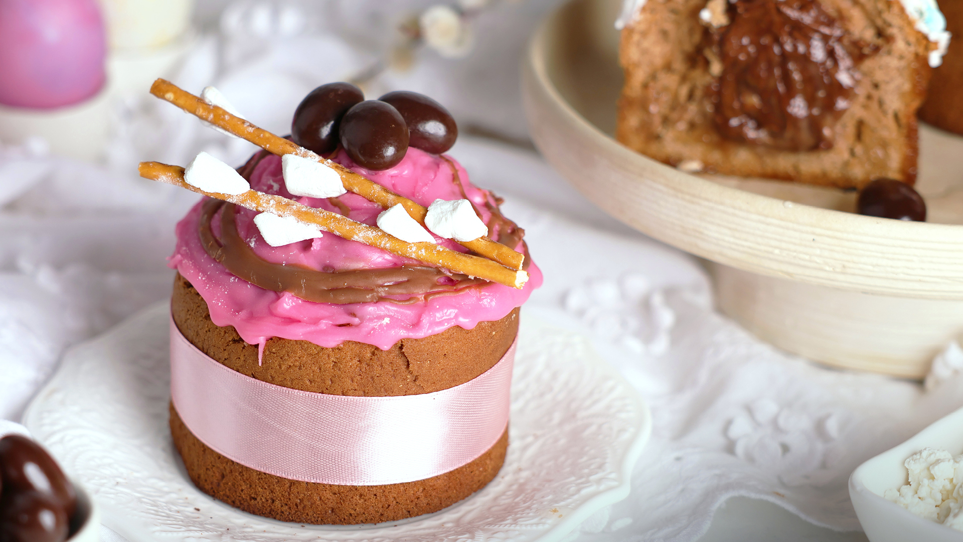 Кулич с шоколадной начинкой. Рецепт ТМ ЕРМОЛИНО