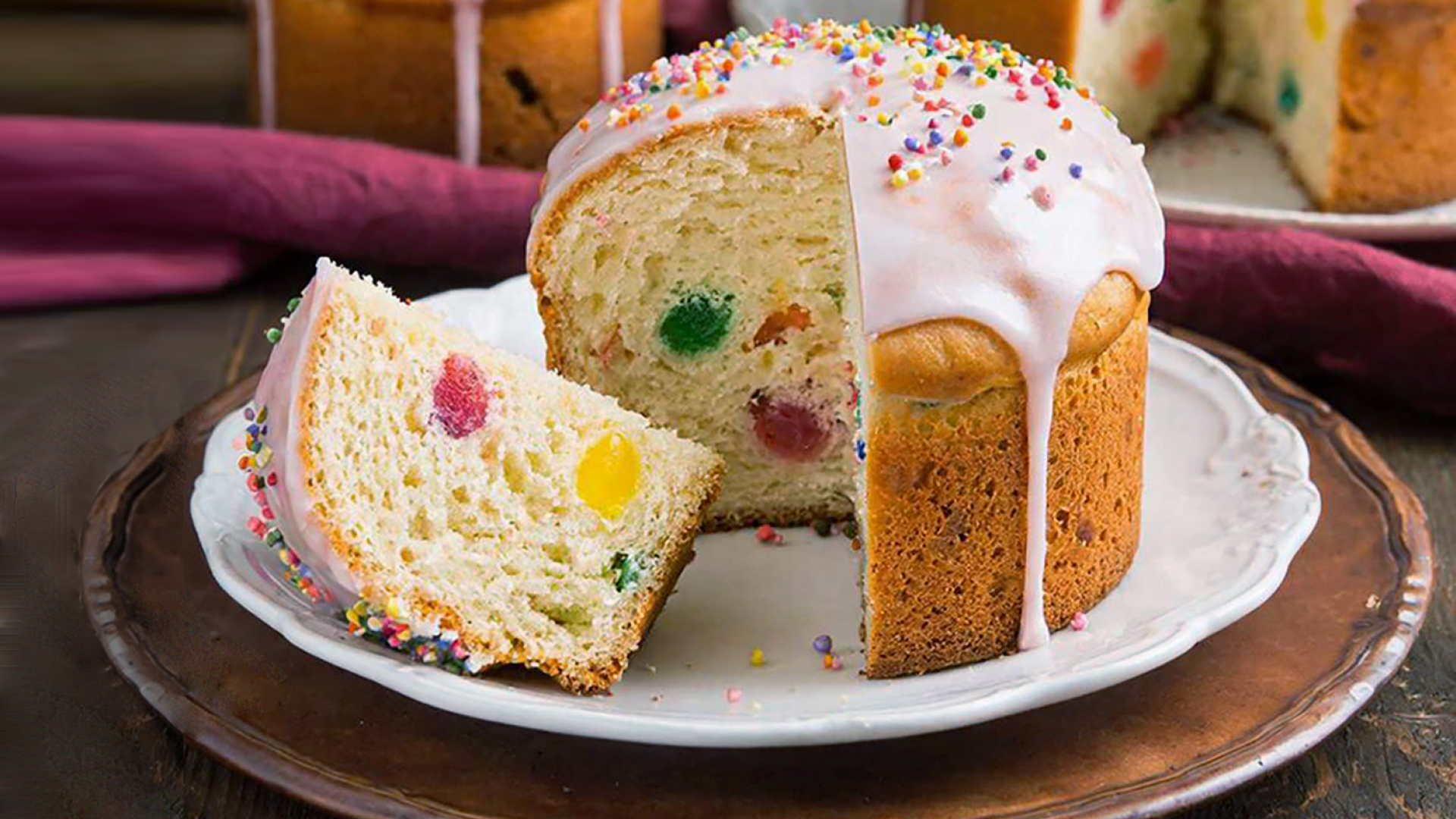 Творожный кулич без дрожжей. Рецепт ТМ ЕРМОЛИНО