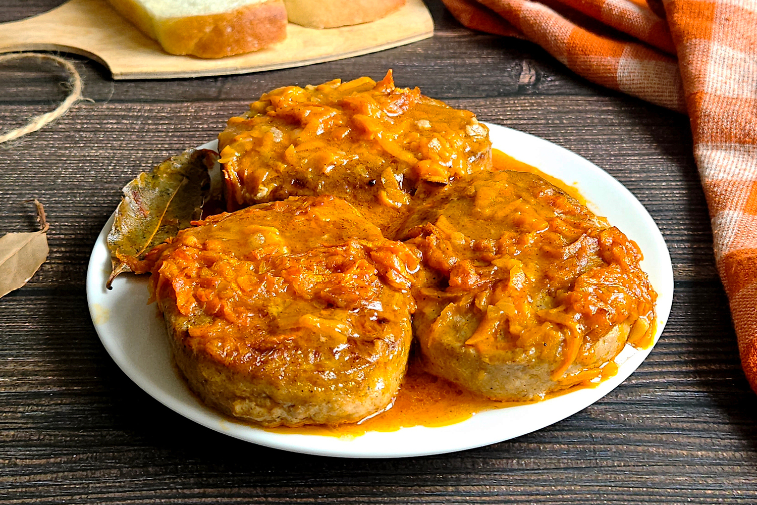 Котлеты с подливкой