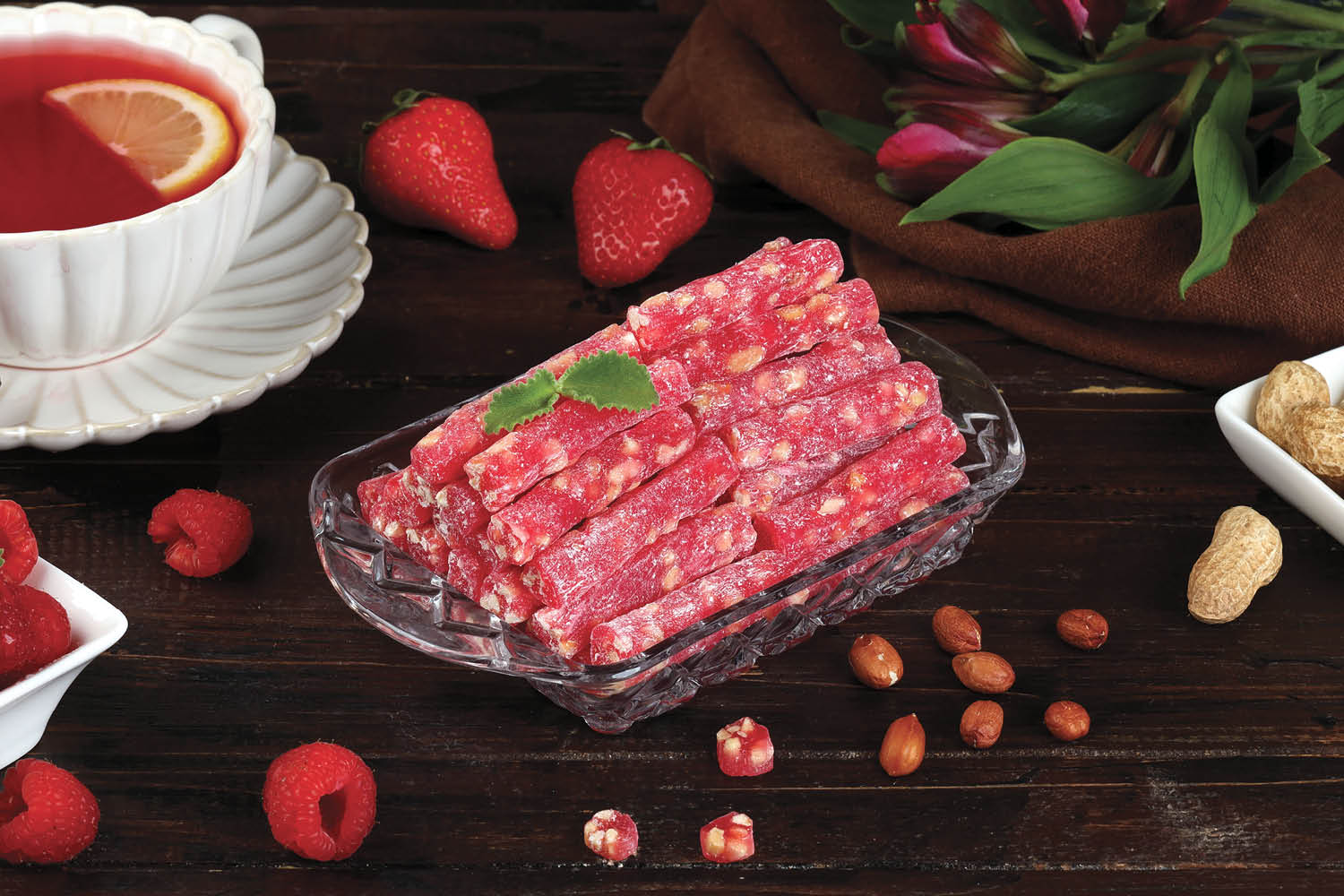 Рахат-лукум со вкусом малины ТМ «ЕРМОЛИНО»