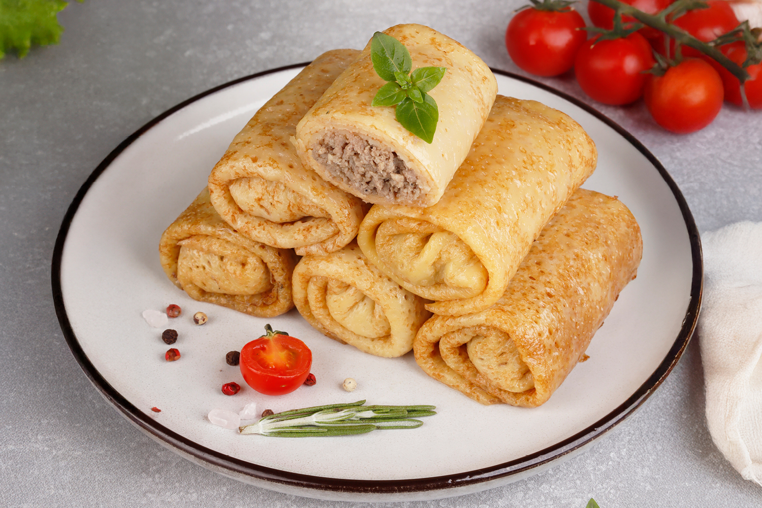 Блинчики с мясом «Домашние» ТМ «ЕРМОЛИНО»