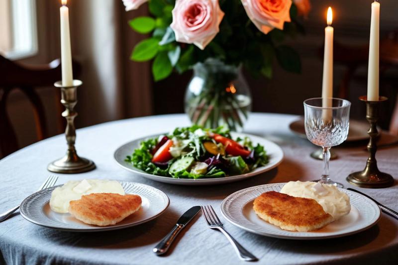 Романтический ужин из продуктов «ЕРМОЛИНО»: еда как в ресторане — вкусно и просто