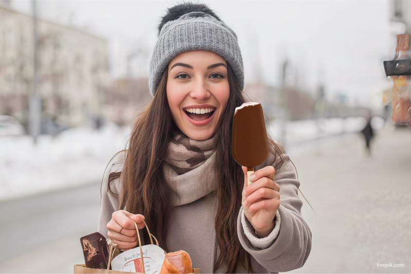 Почему стоит есть мороженое зимой: 5