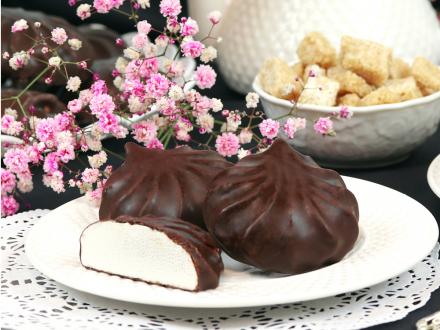 Зефир со вкусом ванили в шоколадной глазури поступает в продажу по всей России!