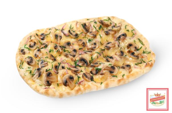 Открытая пицца «ERIZZA» с грибами и сыром