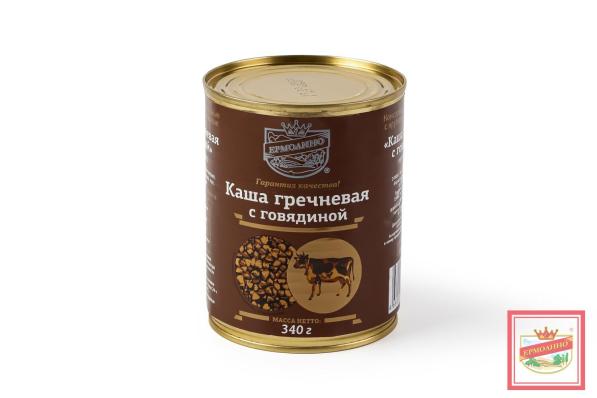 Консервы «Каша гречневая с говядиной»