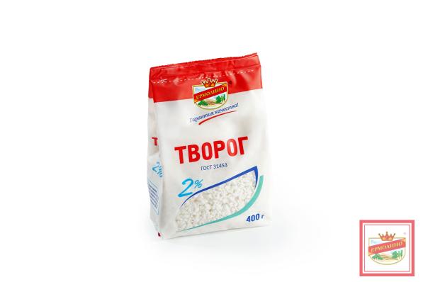 Творог, 2%, 400 г