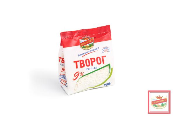 Творог, 9%, 250 г