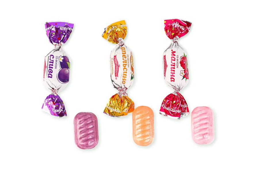 Карамель с фруктовой начинкой «Ермолинка» микс