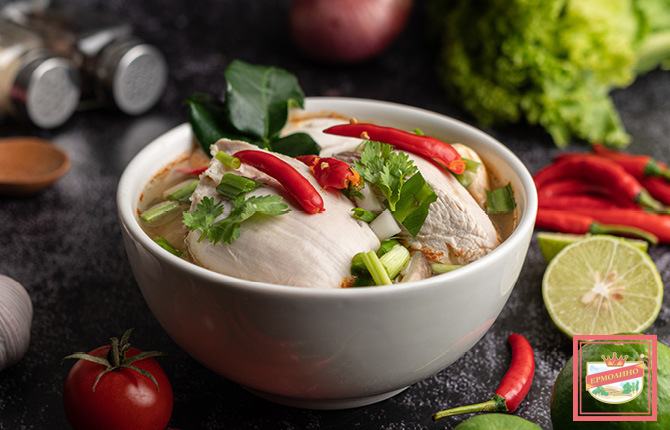 Том ям с курицей | Продукты Ермолино