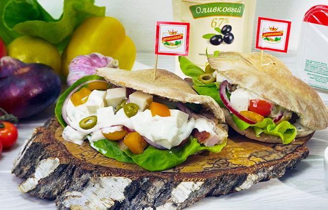 Домашняя шаурма с курицей