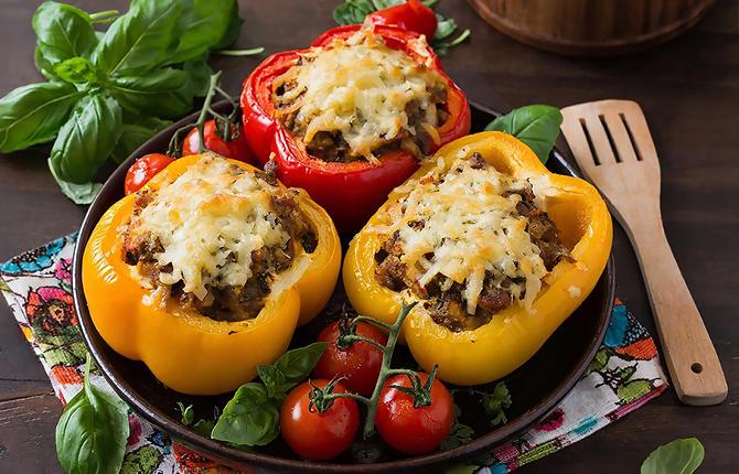 Фаршированный болгарский перец