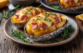 Картошка запеченная с сыром