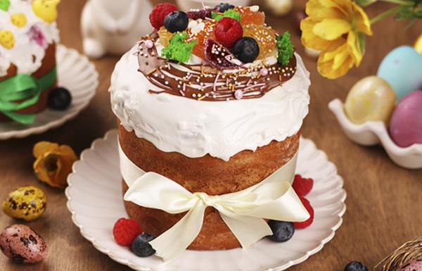 Кулич с лимонной начинкой