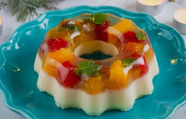 Желе с фруктами