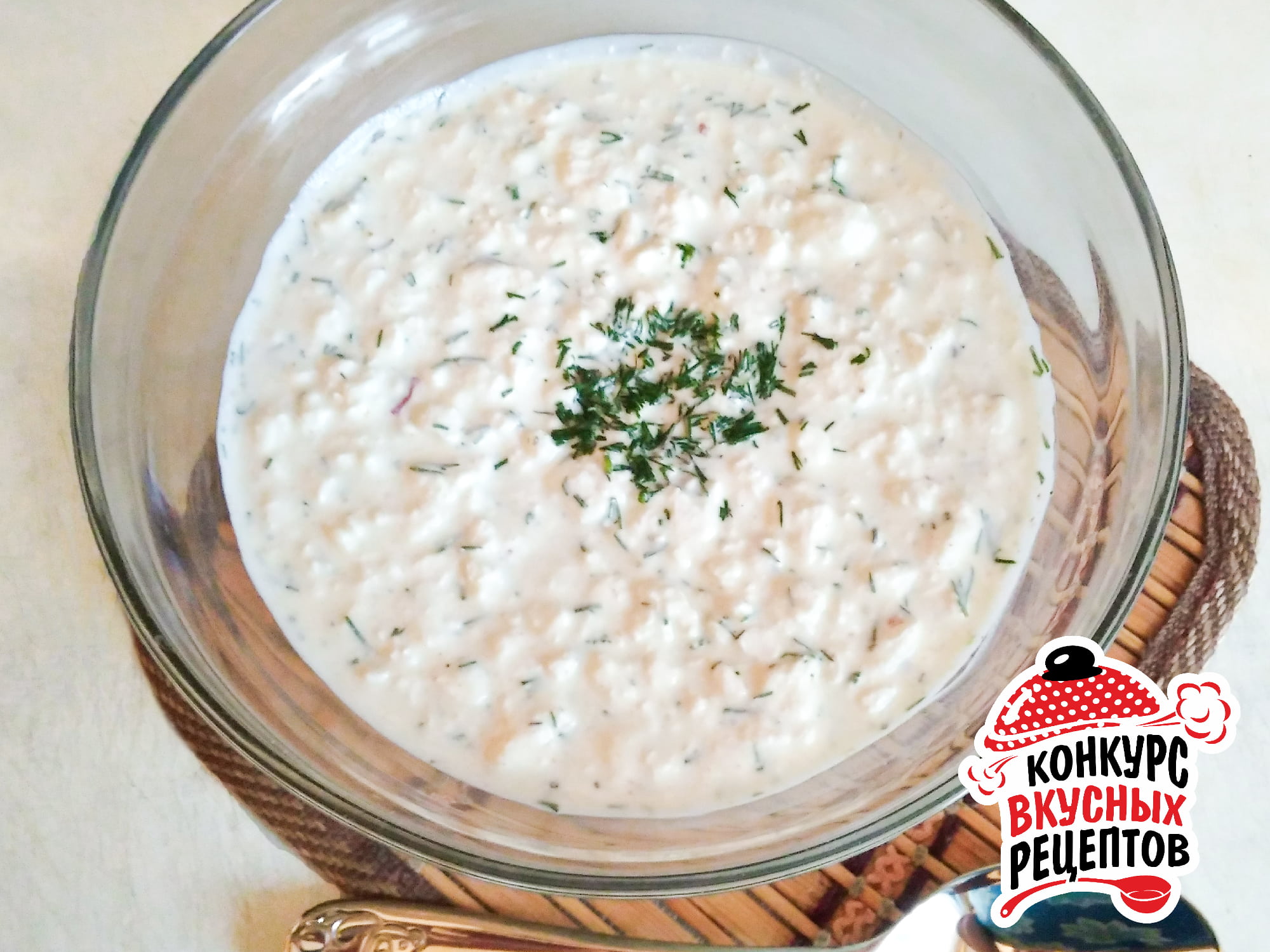 Творог с зеленью