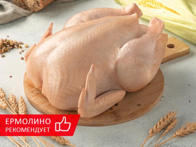 ТМ «ЕРМОЛИНО» РЕКОМЕНДУЕТ В АВГУСТЕ: ТУШКА ЦЫПЛЕНКА-БРОЙЛЕРА на зерновом откорме
