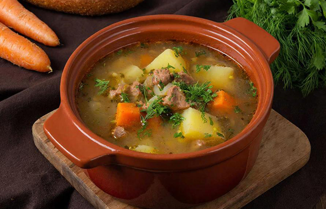 Суп в аэрогриле фото