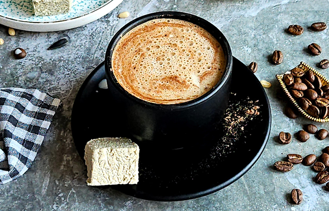 Кофе с халвой фото