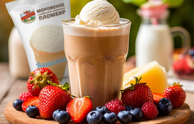 Кофе с мороженым фото