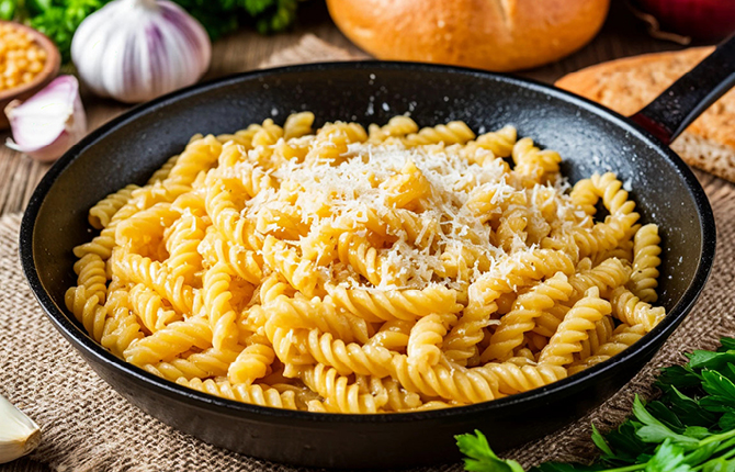 Макароны с сыром фото