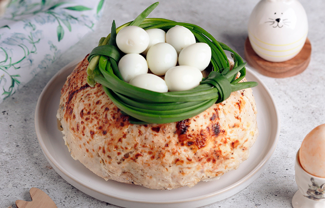 Пирог из курицы  фото