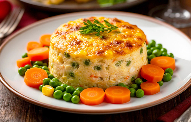 Суфле из куриной грудки фото