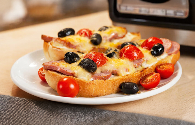 Горячие бутерброды в аэрогриле фото