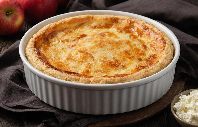 Крупеник с творогом фото