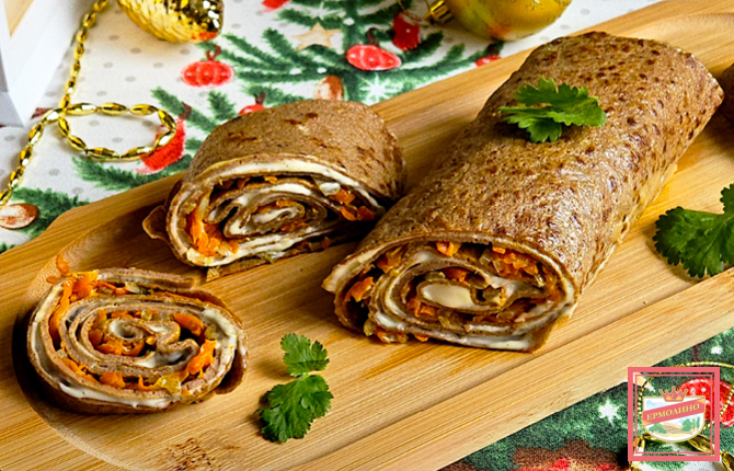 Рулет из печени фото