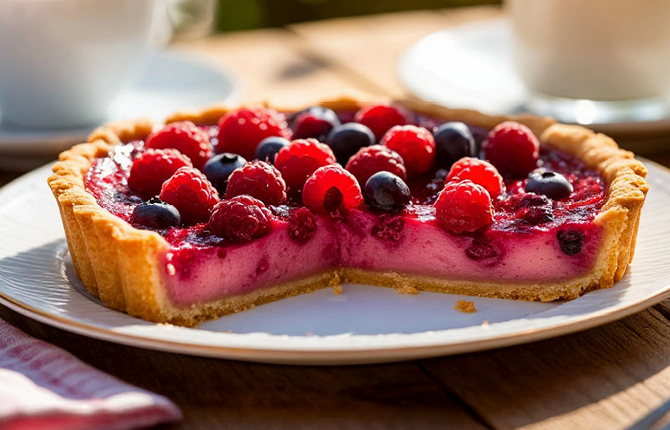 Тарт с ягодами фото