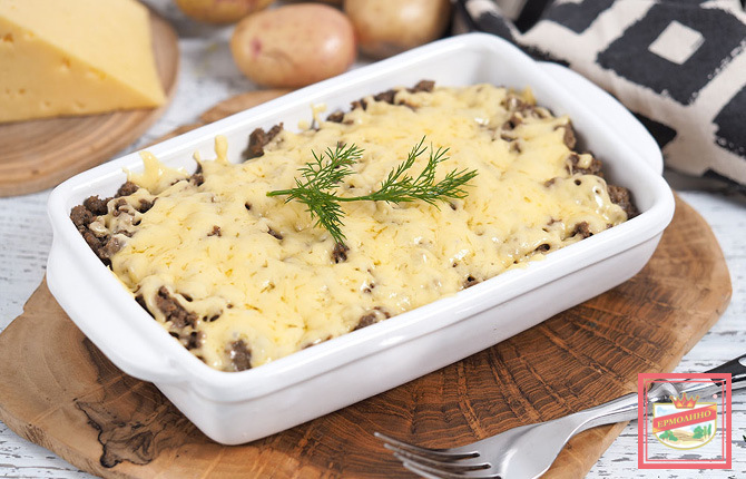 Тефтели с картошкой в духовке фото