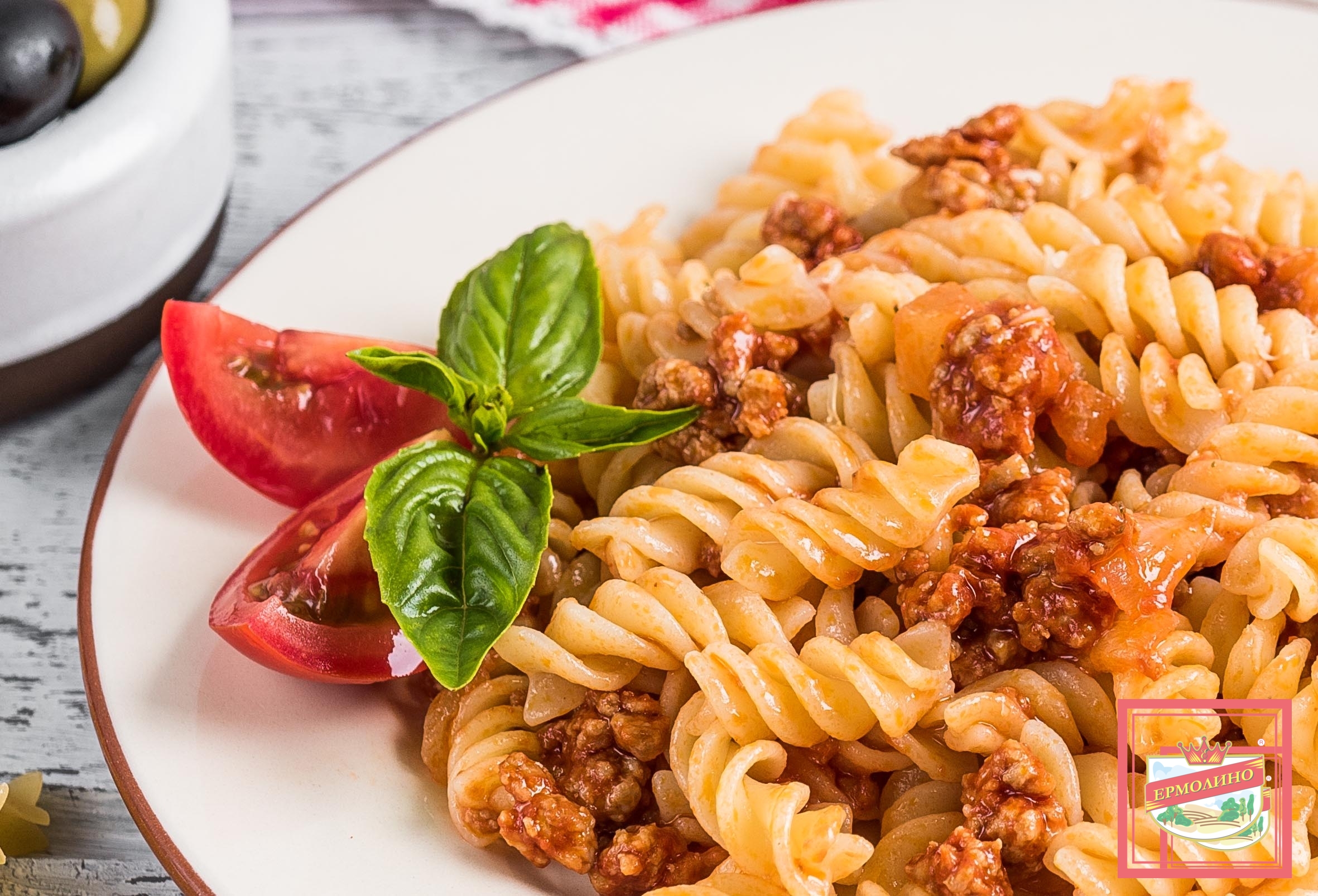 макароны корзиночки с фаршем
